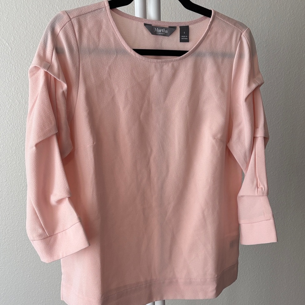 Martha Stewart Light Pink Blouse